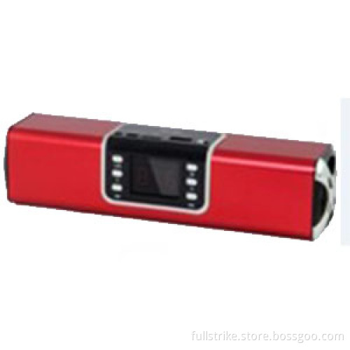 Fashion Design High Tone Quality Sound Box Portable Music Player Mini Speaker with FM Alarm Record USB/SD Card Reader Function